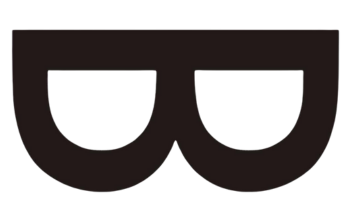 logo gafas negro