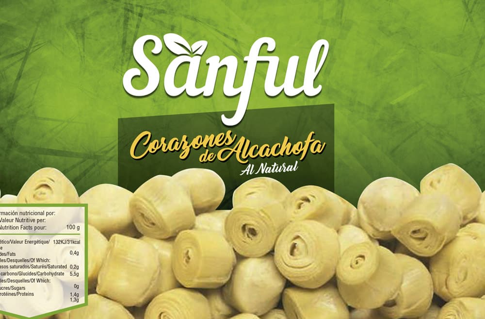 Corazones de alcachofa Sanful